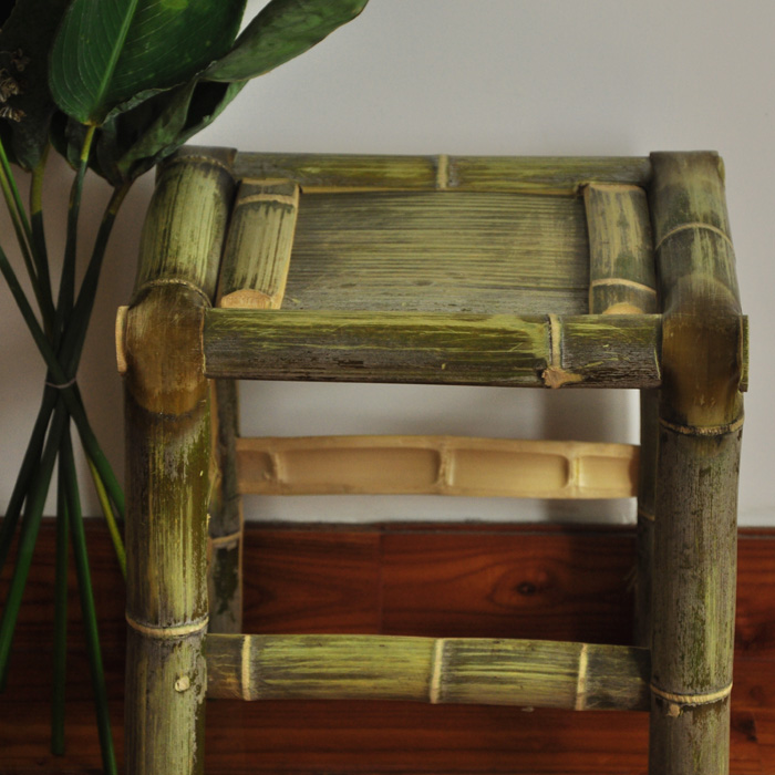 竹编竹凳子怀旧竹椅子竹编制品家用农家竹天然环保无甲醛餐桌竹椅