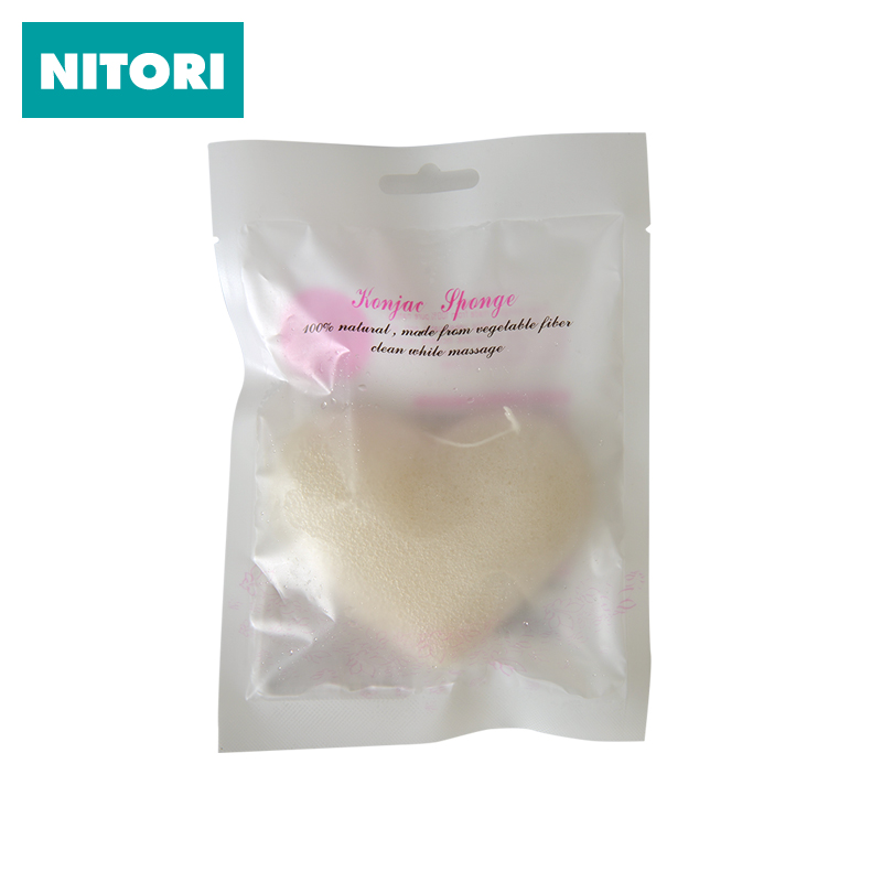日本NITORI尼达利 魔芋绵白色可爱造型