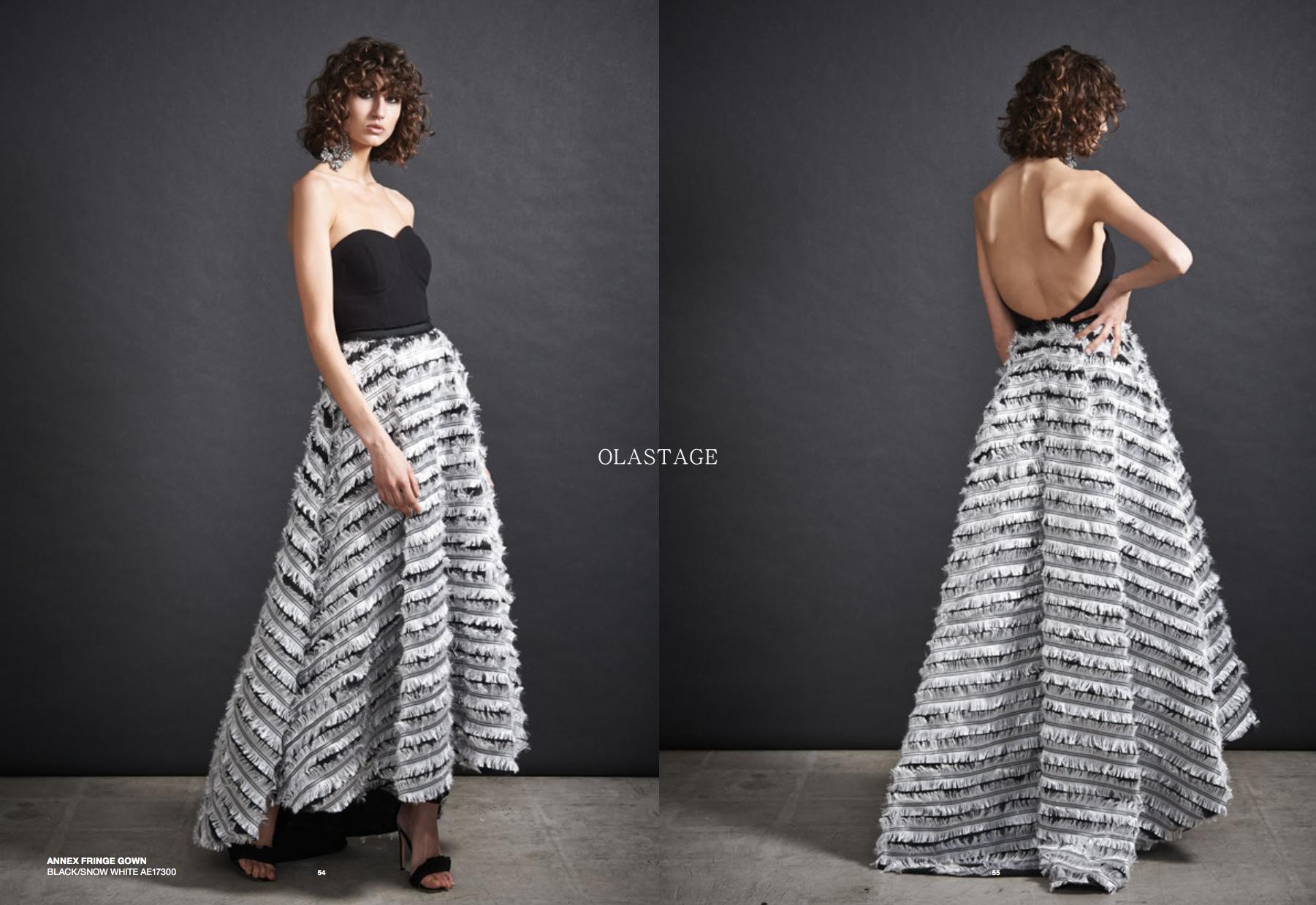OLASTAGE Asilio 澳洲设计师品牌 2018新款 Dior高定风连衣裙