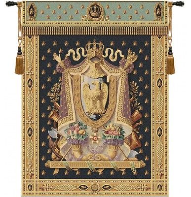 精品挂毯 深蓝色的拿破仑比利时织锦壁挂