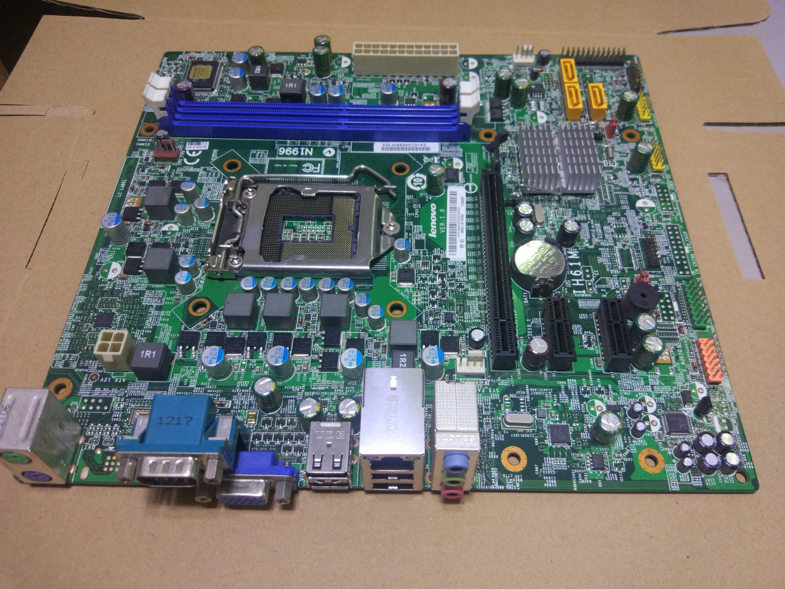 联想IH61M主板1155针DDR3 VER1.0 启天M4300 M4350 M4360集显小板