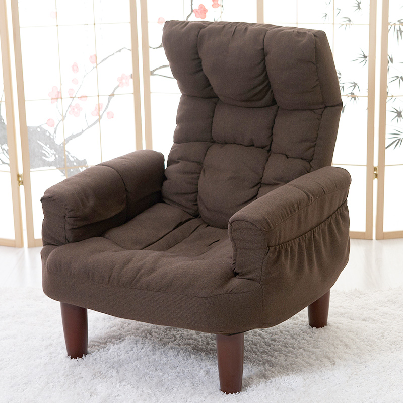 日式懒人沙发单人布艺休闲榻榻米电脑电视椅创意孕妇喂奶椅老人椅
