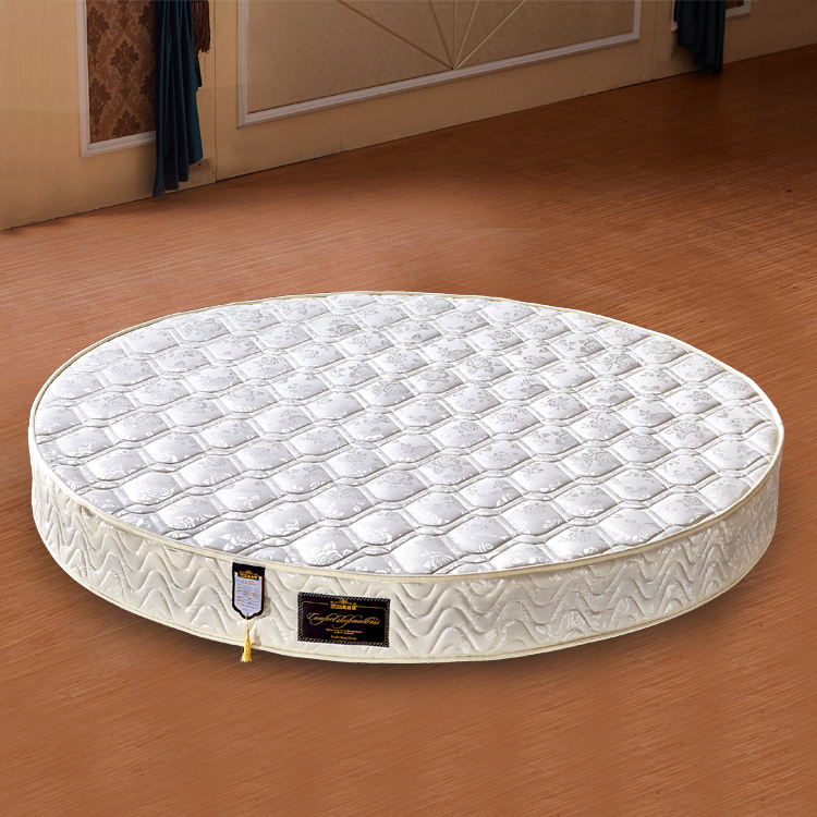 美嘉思圆形床垫弹簧床垫席梦思床垫圆床垫加椰棕床垫直径2米M-yd2