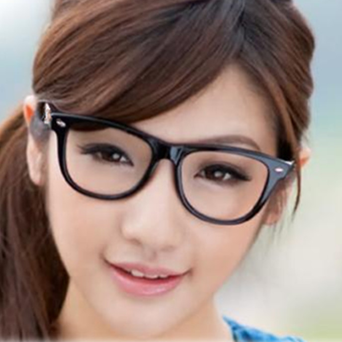 泰复古八郎经典黑框眼镜可配近视全框男式女式中性眼镜架框架2140