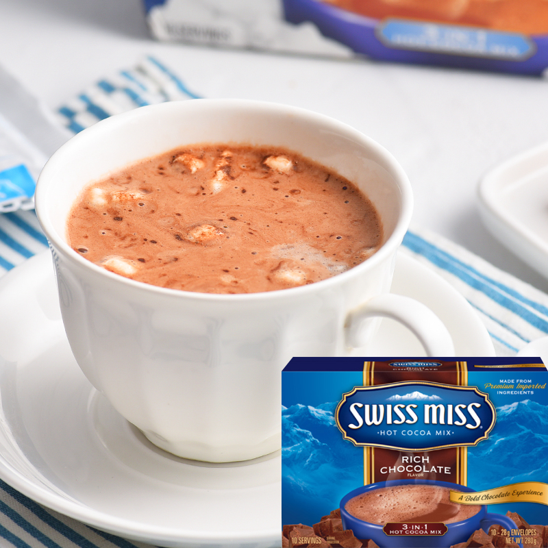 美国进口冲饮品 SWISS MISS瑞士小姐特浓牛奶巧克力可可粉280g