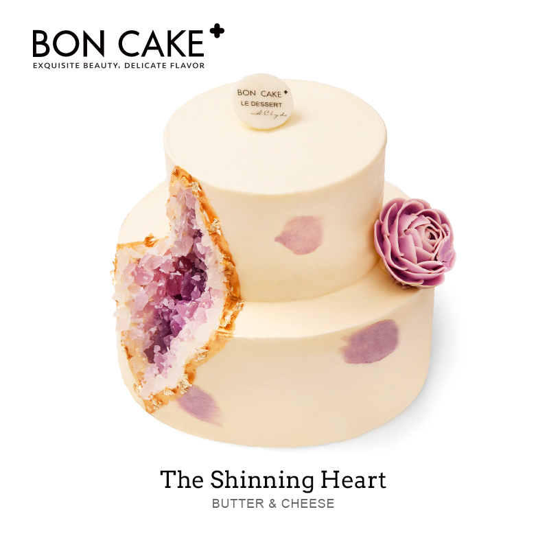 BON CAKE【闪耀之心】双层生日蛋糕北京上海天津沈阳哈尔滨配送
