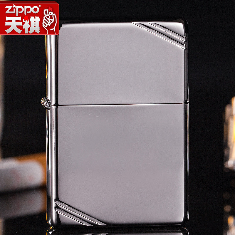 原装zippo打火机 正品 古典复刻切角镜子 260 男士限量 正版