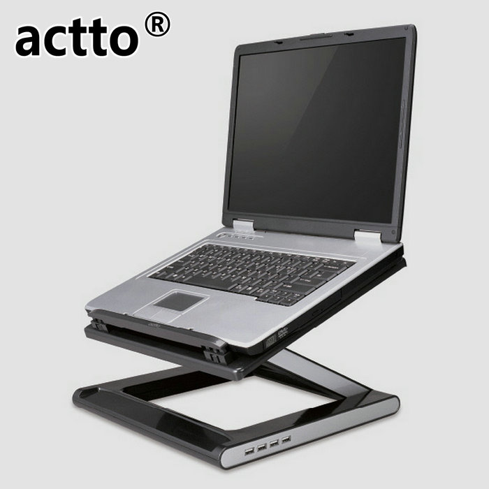 韩国actto笔记本支架升降折叠便携电脑增高架散热器底座保护颈椎