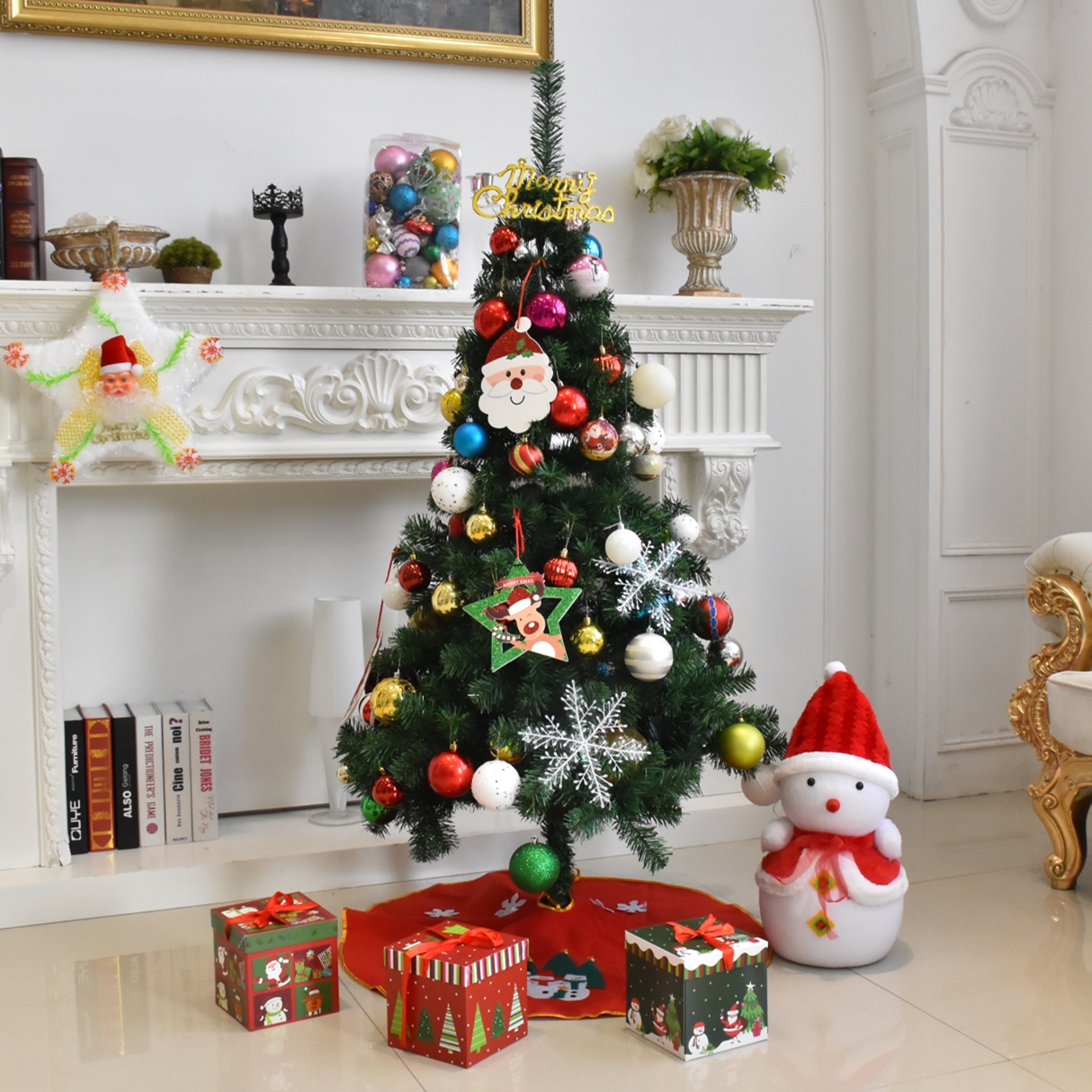 圣诞节装饰品1.2米1.5米1.8米圣诞树套餐150cm豪华加密场景装饰