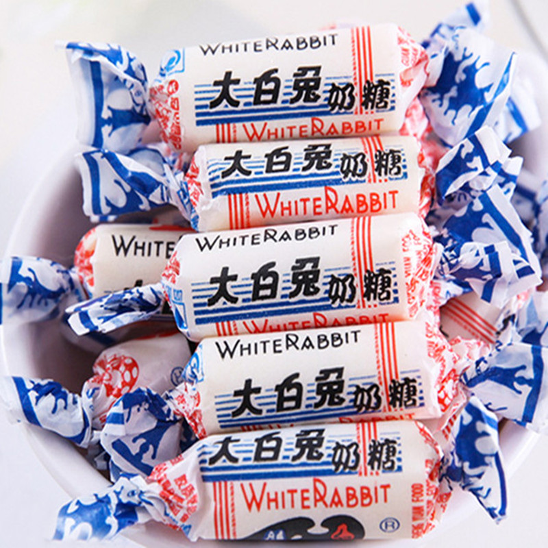 上海冠生园大白兔奶糖散装500g零食婚庆结婚喜糖奶糖约90颗左右