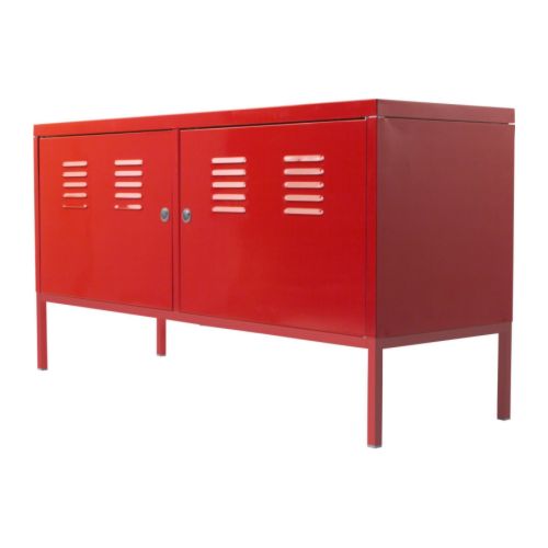 IKEA宜家国内代购宜家家居 IKEA PS 储物柜 红色 收纳柜