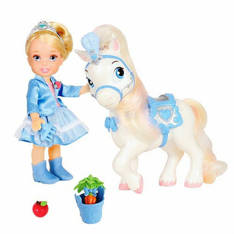 15厘米沙龙娃娃 公主迷你小娃娃配件小马公仔摆件 过家家玩具外贸