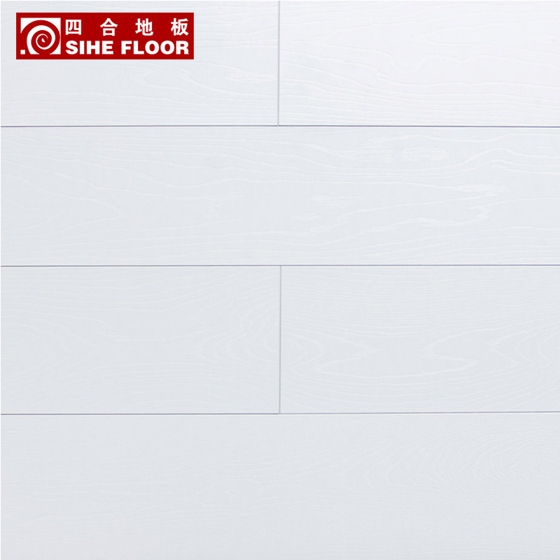 四合原装德国进口强化复合木地板 42215艺术白色环保耐磨12mm