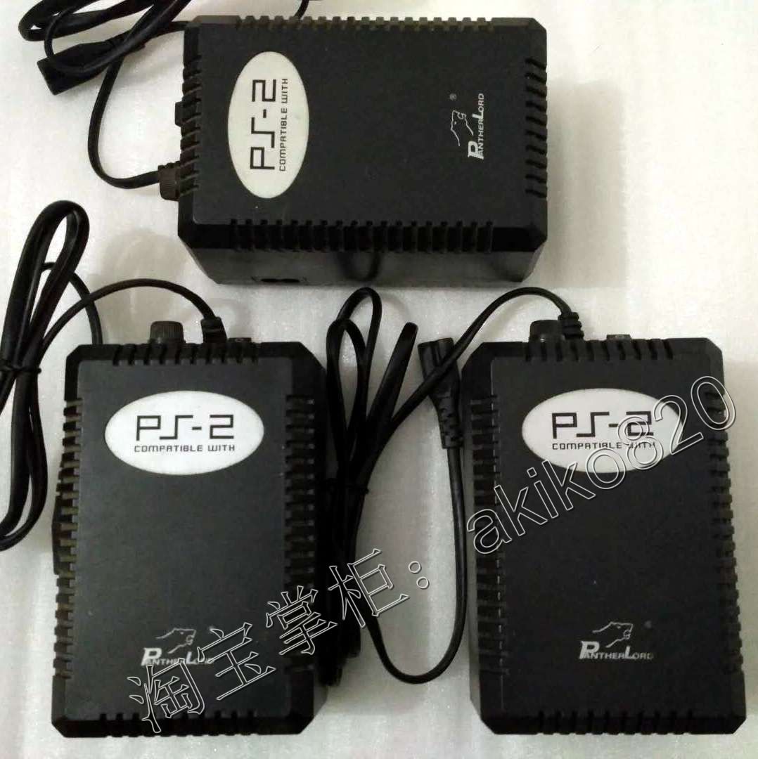 XBOX一代 PS2游戏机原装捷豹电源220V-110V变压器 带风扇大功率铜