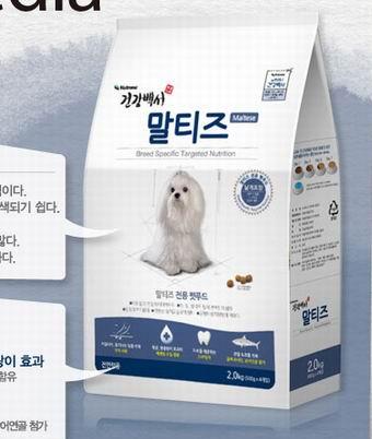 韩国正品代购 健康白皮书泰迪博美马尔济斯西施约克夏宠物狗粮2kg