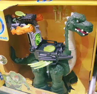 韩国代购 儿童玩具正品绿色大号恐龙战士公仔摆件 幼儿园生日礼盒