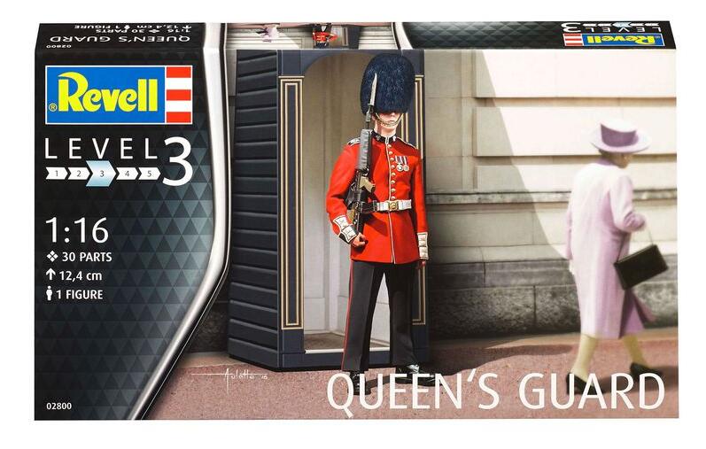 Revell拼装兵人模型02800 1/16 Queens Guard