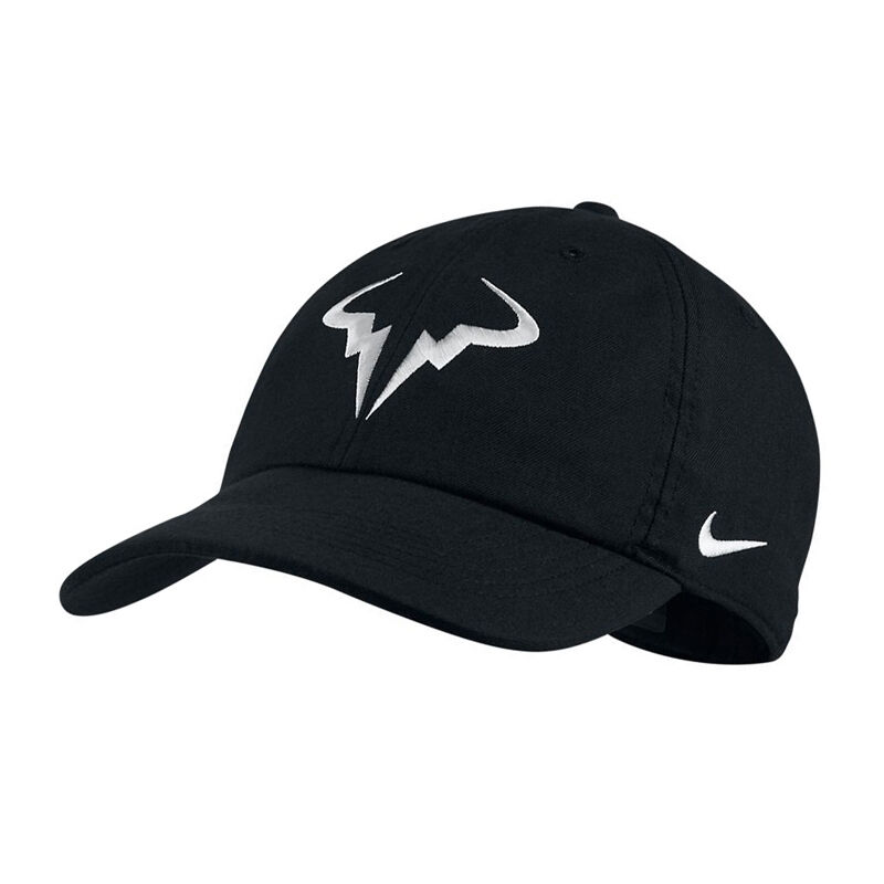 耐克 Nike 纳达尔法网/澳网 有顶网牛头标志网球帽  850666-010