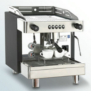 klub克虏伯 L系列 单孔商用意式蒸汽半自动咖啡机 咖茶机L1 黑色