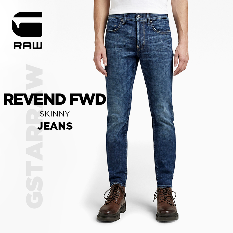 G-STAR RAW 2022年秋季新品Revend FWD紧身牛仔裤男士D20071