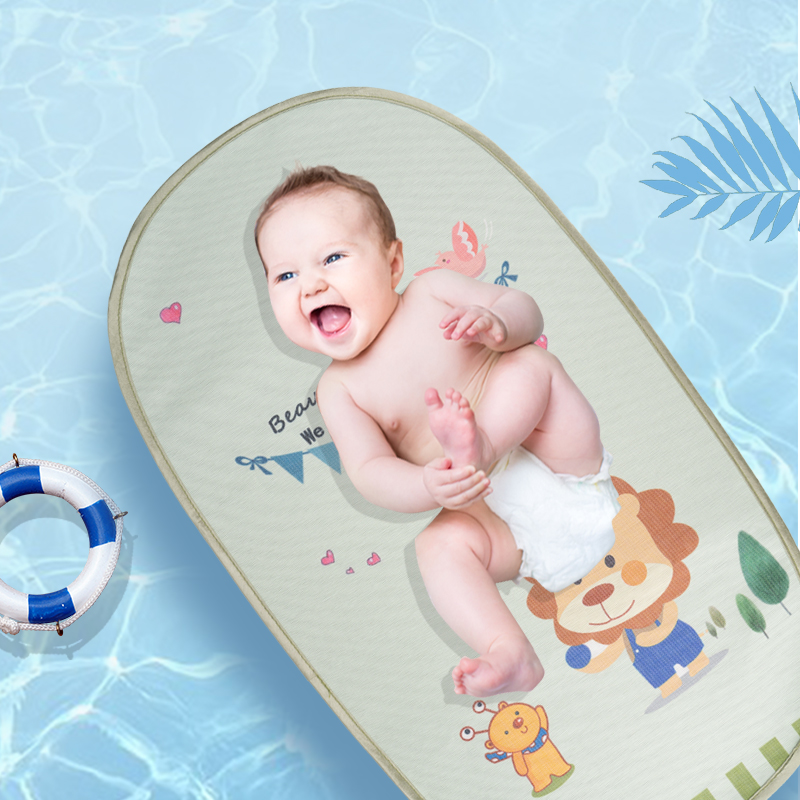 新寄托婴儿摇篮专用冰丝席 夏季婴儿床冰丝凉席 可水洗