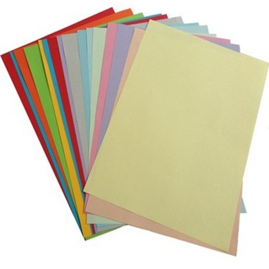 彩色a4纸100张红色粉色混色80g克彩纸黄色混色装打印复印纸幼儿园