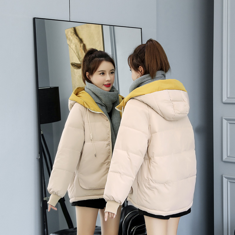 2019年冬季新款棉袄女装韩版ins面包羽绒棉服反季短款棉衣外套潮