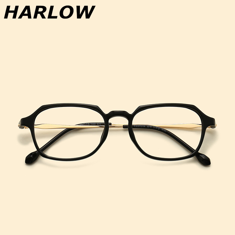 黑色小脸眼镜框男女可配近视小框复古韩版潮小号不规则TR90眼镜架