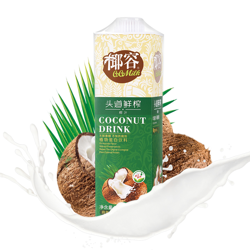 海南特产椰容椰子汁1千克 鲜榨椰奶饮品植物蛋白饮料豆乳饮品