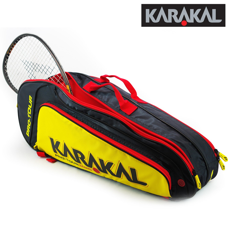 壁球包KARAKAL壁球拍包羽毛球包网球包双肩Pro Tour Match运动包