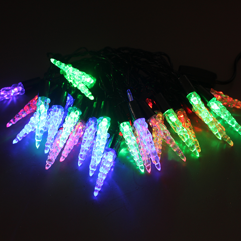 5米28头LED插电款黑色线灯串彩灯圣诞图案灯米灯防水室外款式多样