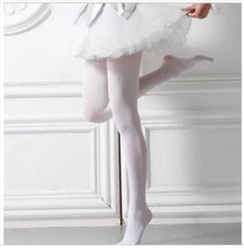 2015成人舞蹈袜白色连裤袜 秋冬天鹅绒打底袜女丝袜儿童芭蕾舞袜