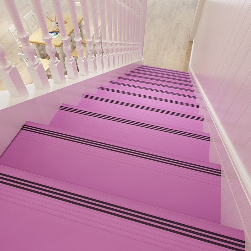 楼梯踏步板防滑条台阶贴幼儿园彩色塑胶地垫整体铺地板贴PVC地胶