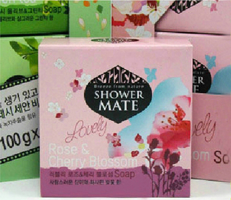 韩国进口正品 爱敬 玫瑰樱花精油香皂 美容皂 洁面皂 保湿100g