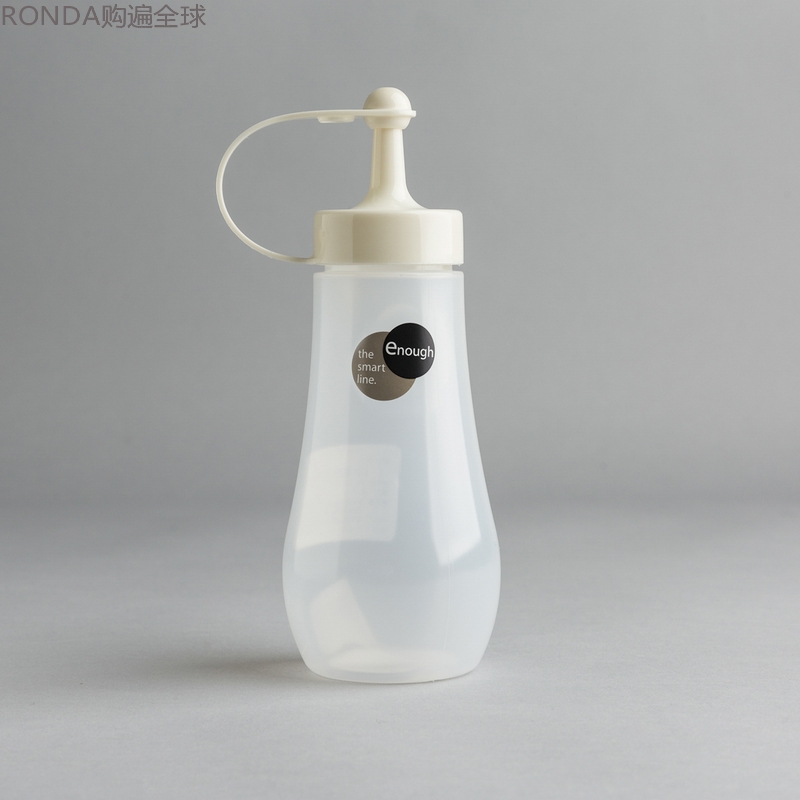 日本inomata日式塑料防漏沙拉酱瓶装番茄酱瓶挤酱瓶调味瓶250ml