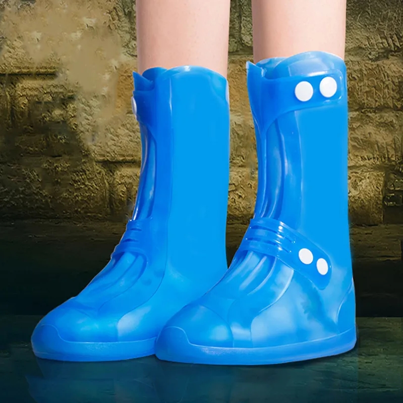 雨鞋男防雨鞋套防水防滑加厚耐磨成人雨靴水鞋女时尚儿童防雪脚套