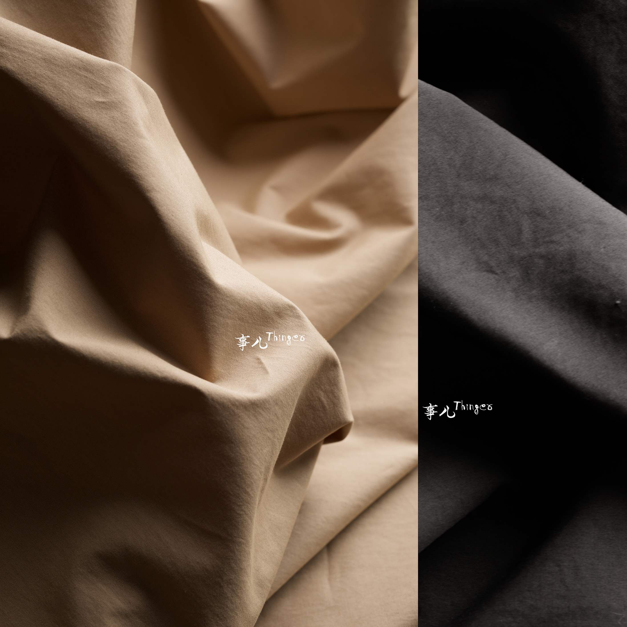 衬衫100风衣高端细帆布料-%全棉高支高密日式面料4色半米价2020