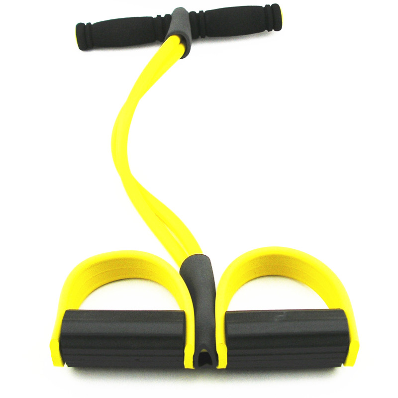 弹簧美腿器动感拉力器 健腹器 健身器械 塑体脚踏拉力绳