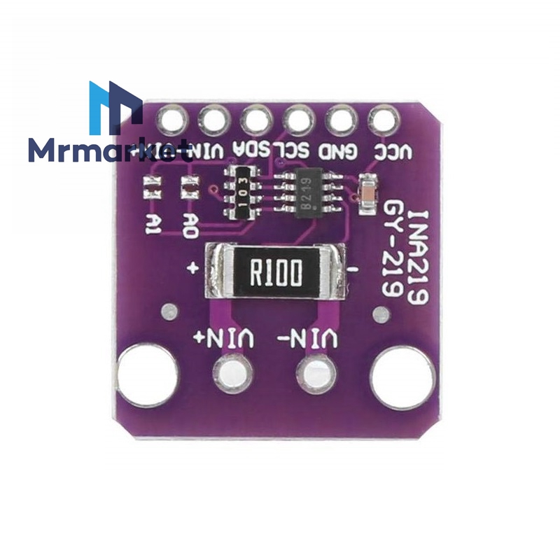 紫色 gy-ina219 高精度 i2c 数字电流传感器模块