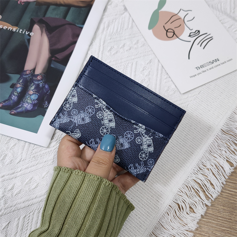 超薄小巧女卡包2022新款韩版时尚零钱包女式便携简约个性印花卡套