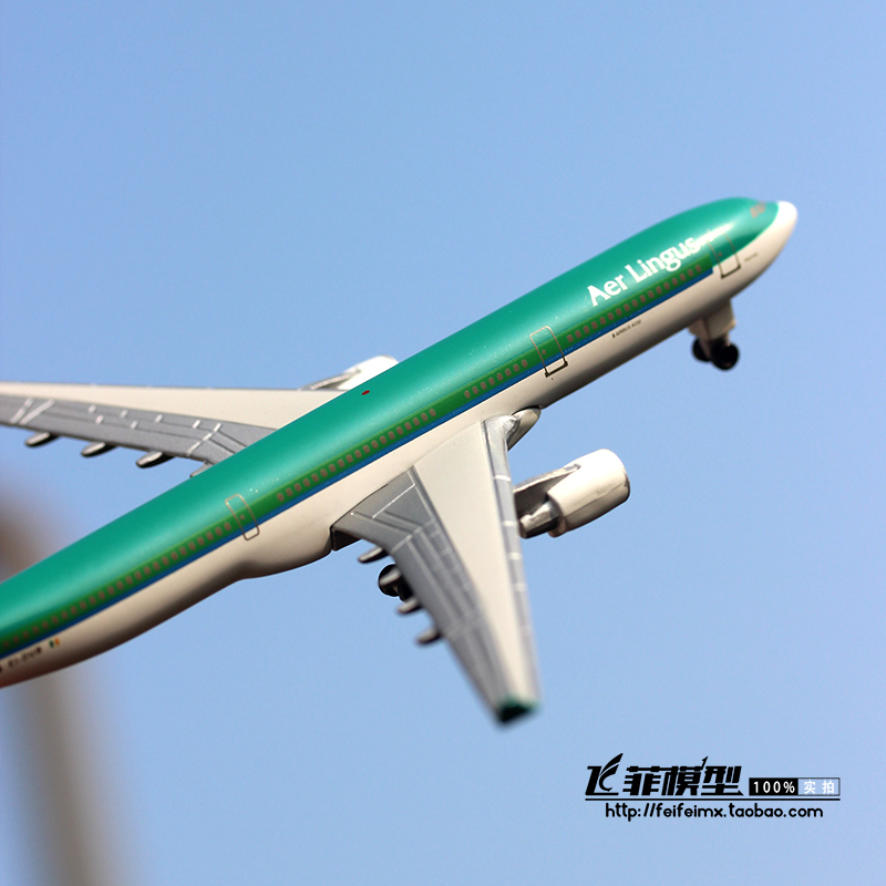 1:500客机模型摆件仿真空客A330爱尔兰航空合金飞机场景成品玩具