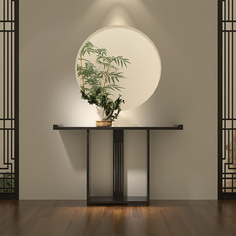 新中式玄关桌实木玄关台条几条案墙边香案供桌翘头长条桌子端景台