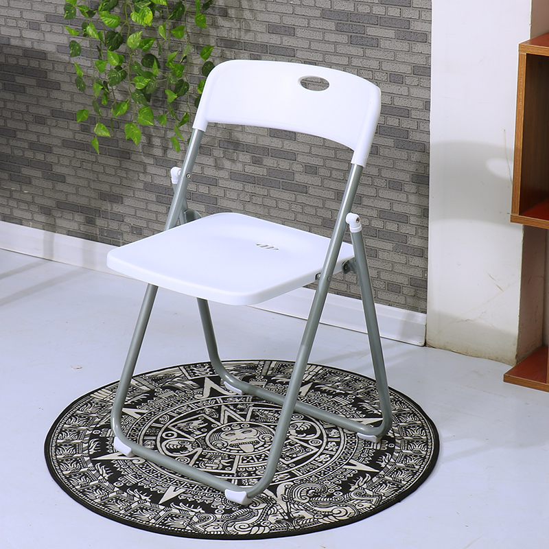 特价包邮折叠椅子塑料凳餐椅时尚便携式家用椅展会椅会议椅