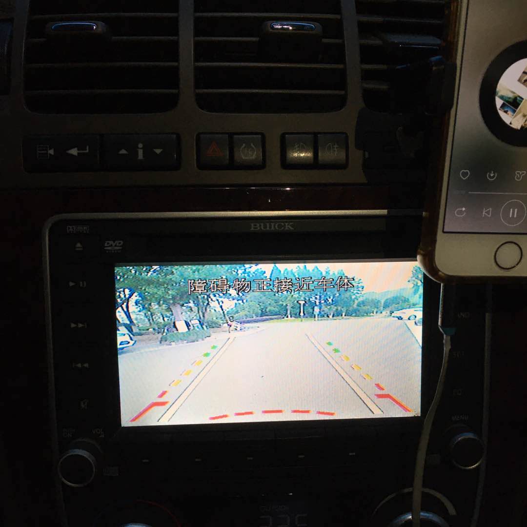 别克GL8陆尊原车DVD加装倒车影像CD机导航AUX视频动态轨迹配件