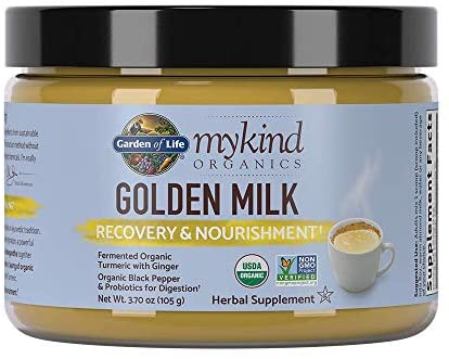 Garden of Life mykind Organics Golden Milk Recovery & Nouris