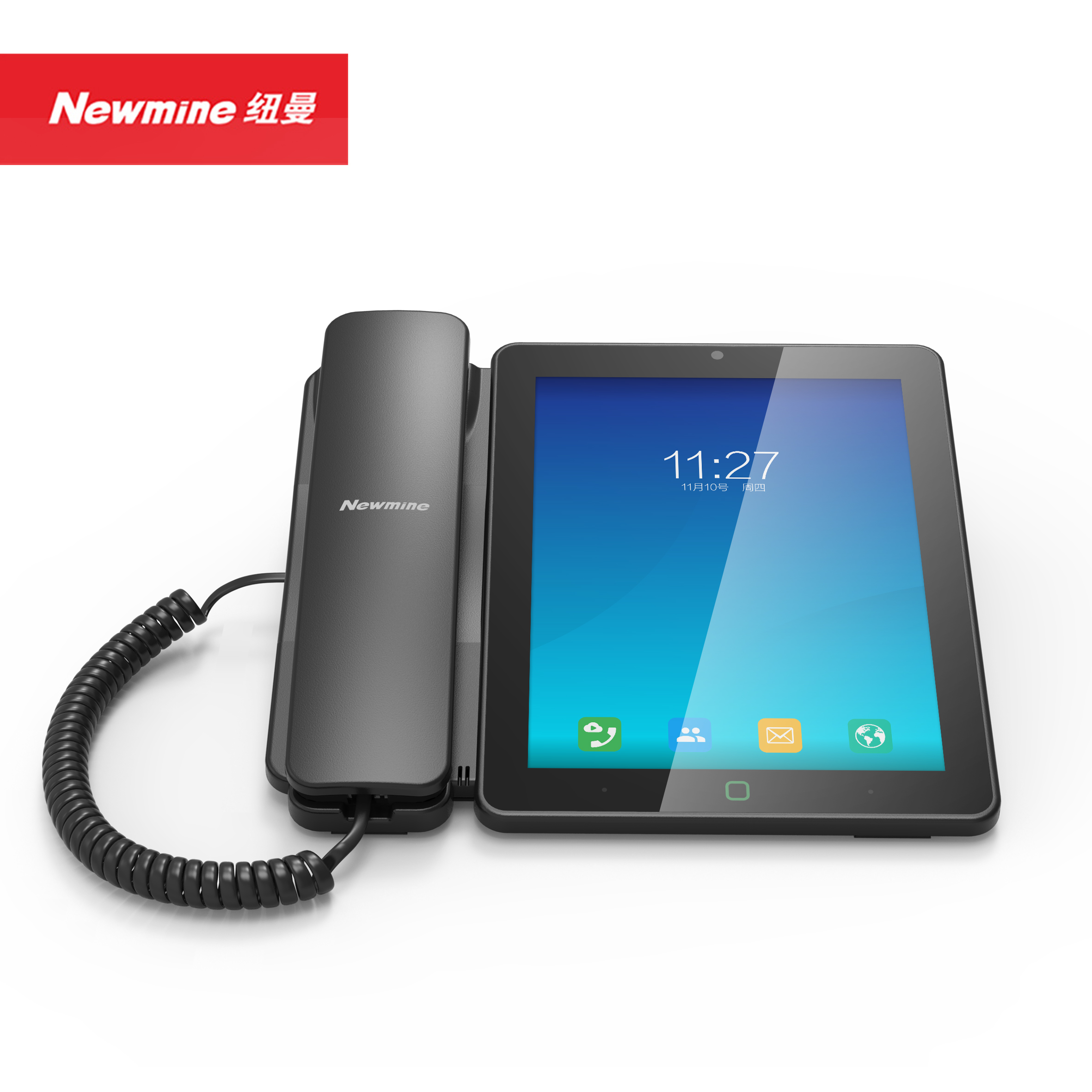 纽曼Z5628D 安卓智能IP电话机 无线网络sip办公高级skype录音座机