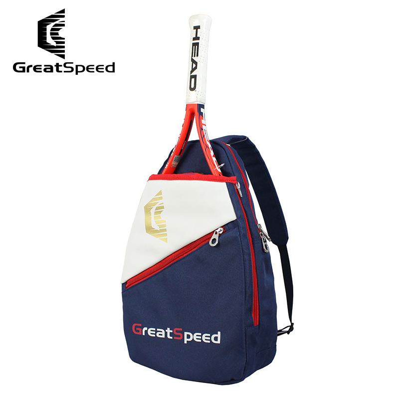 GreetSpeed网球包 单支装羽毛球包背包 单肩斜挎包儿童青少年背包