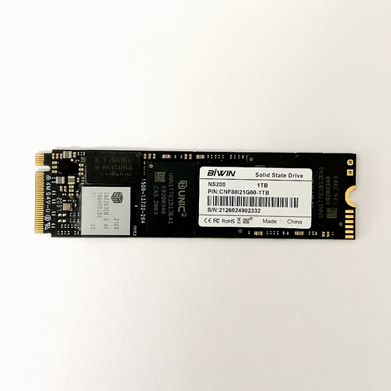 BIWIN佰维1TB固态硬盘PCIE NVME 2280 台式电脑M.2 SSD笔记本512G