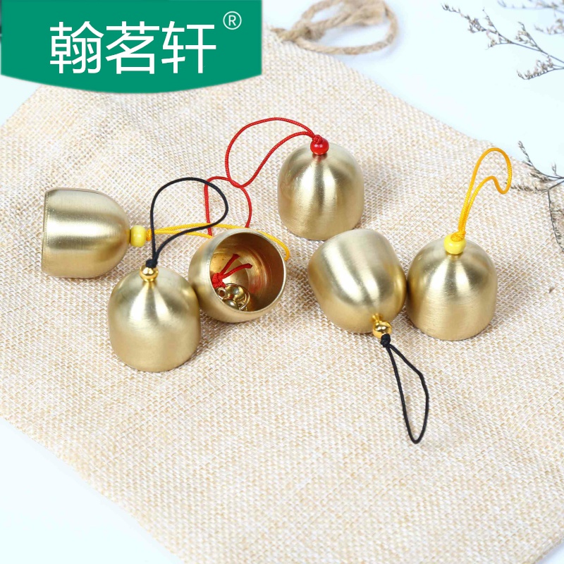 纯铜铜铃铃铛风铃及配件 风铃DIY材料 圣诞铃铛 防盗铃 复古铃铛