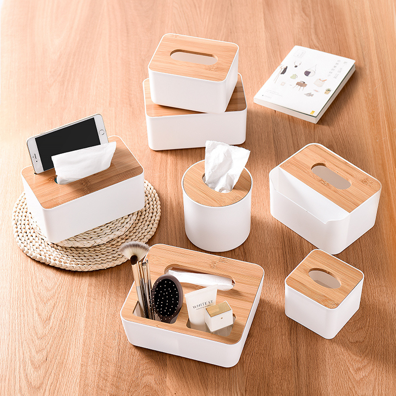 抽纸盒纸巾盒家用客厅创意纸抽茶几遥控器收纳卷纸盒北欧简约可爱